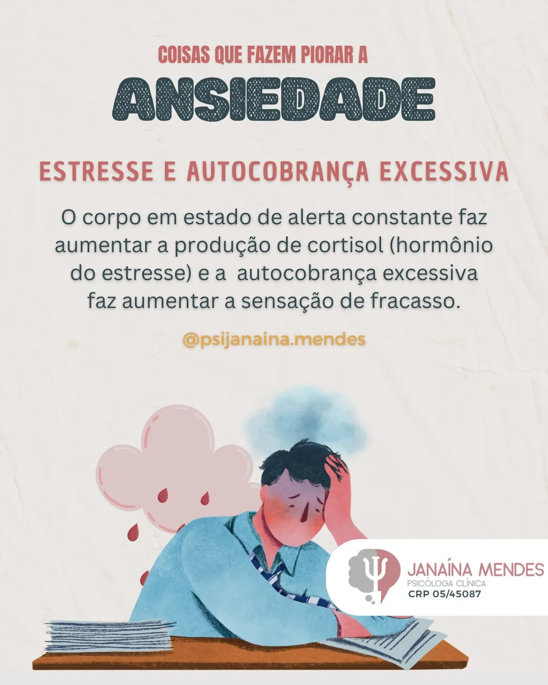 Slide 2 de 5: Ansiedade: hábitos que fazem piorar