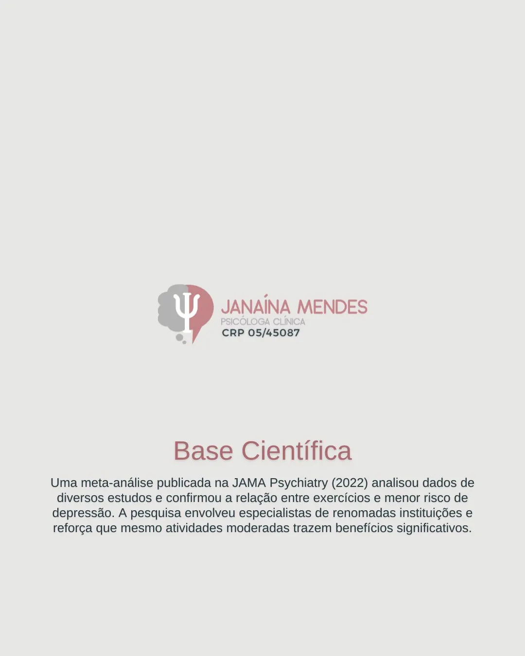 Slide 8 de 8: Atividade física e saúde mental: o que dizem os estudos